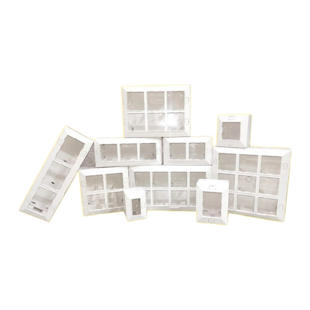 Jamsons 8 Modular V Surface Box With Plate Silver, 10pcs Box